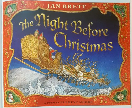 Vintage “Christmas Treasury” by Jan Brett – BOOK ILLUSTRATION ART