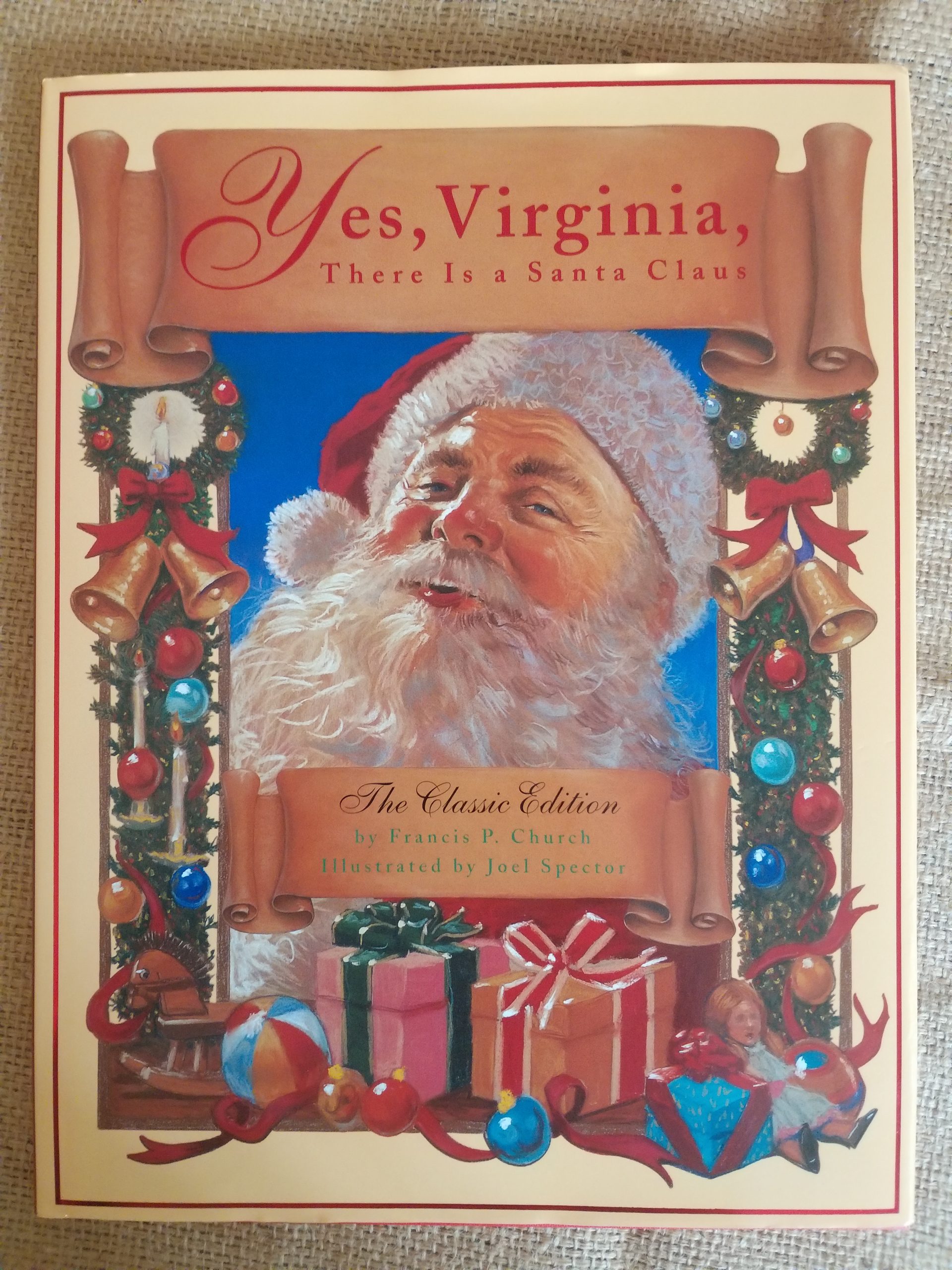 “Yes, Virginia, there is a Santa Claus”, by Francis P. Church, ill. by